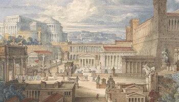 Painting of ancient rome