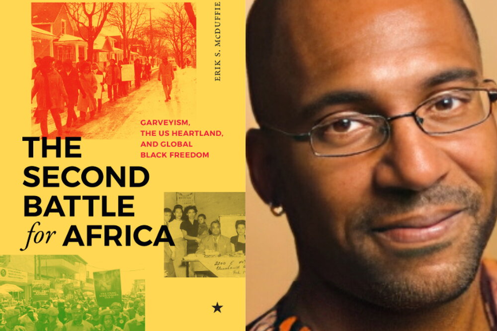 book cover of the Second battle for Africa and Erik McDuffie