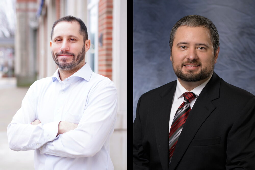 Marc Hertzman headshot left and Marco Jaimes headshot left