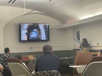 Vaez Afshar and Sarvin Eshaghi present on their experiences with the SILK project.