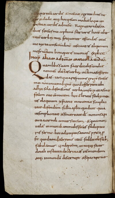 Manuscript page of letters between anonynmous women
