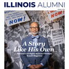 Russell Wigginton on the cover of Illinois Alumni magazine