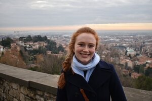Sarah, in York, England overlooking the old town