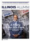 Russell Wigginton on the cover of Illinois Alumni magazine