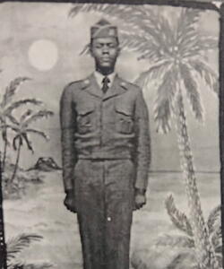 James Person in his military uniform