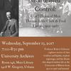 Flyer for Robert Schwartz talk on the Deans of Men at the University of Illinois