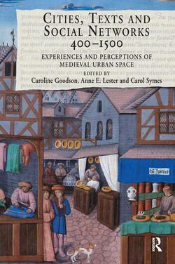 Book cover of medieval town street